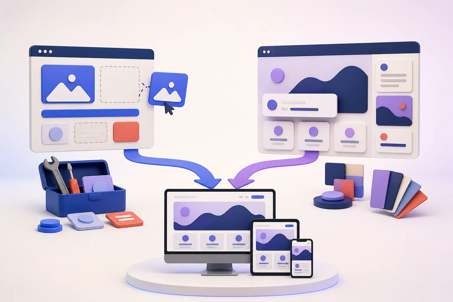 Zwei Wege zur eigenen Website – Website-Baukasten und professionelle Webdesign-Lösung