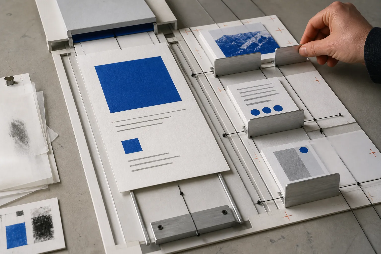 Mehrspuriger Papiermechanismus lädt zuerst Hauptinhalt und danach Bilder sowie Zusatzfunktionen in klarer Prioritätsreihenfolge